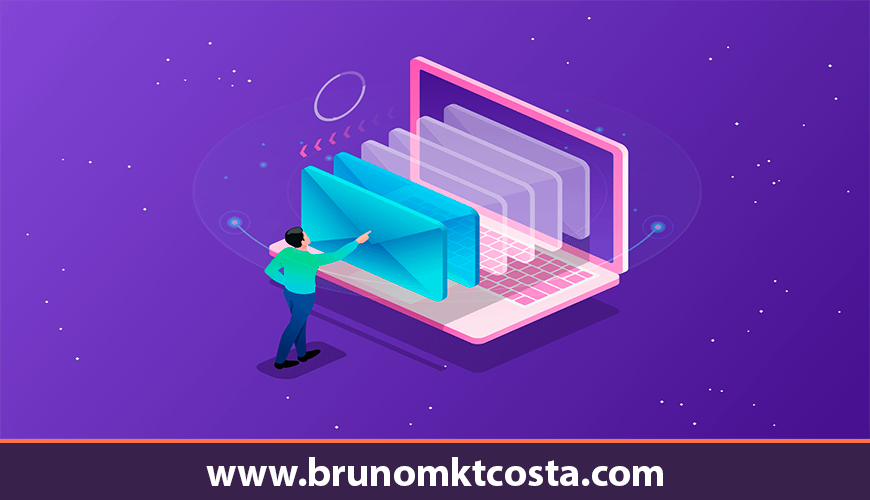 sequência de emails